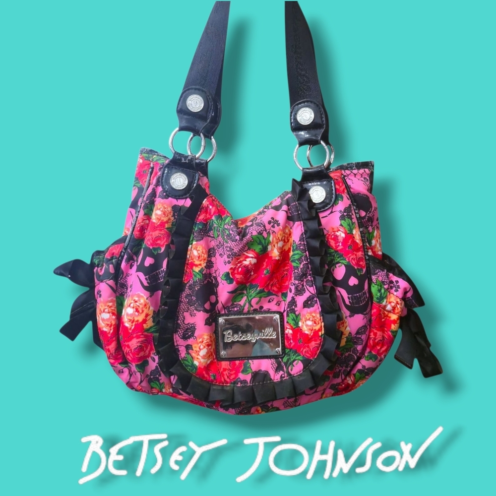 Betsey Johnson Pink Floral Women's Bag